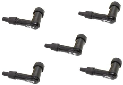 5x Zündkerzenstecker LB05F – 90° entstört (5 kΩ) passend für Roller, Mofa, Scooter, Vespa, Piaggio, Yamaha, Simson, Sachs, Zündapp, Honda, Puch, Peugeot, Kymco, SYM, Aprilia