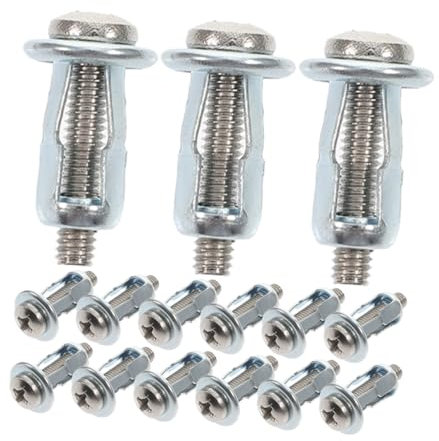 KONTONTY Kit Di 15 Pezzi Di Tasselli Ad Espansione Per Ancoraggio in Cartongesso Per Pareti Cave Viti Per Fissaggio Sicuro Di Porte Cave Extra Corto Sospeso