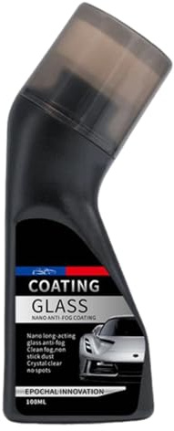 Rivestimento Vetro per Auto Design Con Testina A Spugna Detergente | Pulitore Antiappannamento Per Parabrezza detergente vetri, box doccia e specchi, visione chiara