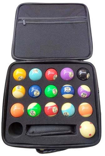 Kanoauo Billardkugel-Tasche - Leichte Aufbewahrungstasche Für Billardkugeln,Große Transporttasche Mit Tragegriff Für Spieleabende Billard Indoor Outdoor Halle Turniere,für Nachtreisen