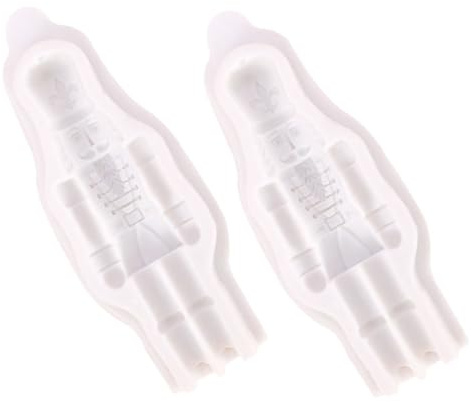 Gadpiparty 2 Pezzi Stampi in Silicone per Schiaccianoci Soldatino Stampi Te per Dolci e Biscotti di Natale Materiale Alimentare Flessibile e Riutilizzabile Decorazioni Fondente Natale