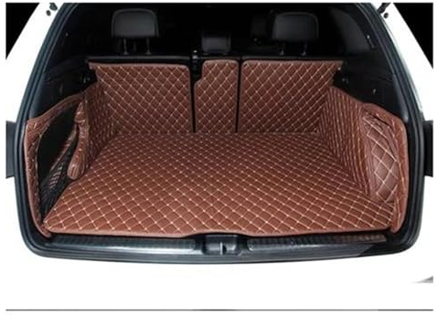 Schutz Kofferraum Auto Futter Für Mercedes Für Benz Für GLC 200 220d 250 300 2015-2021 Kofferraummatten Kofferraumteppiche(Kaffee)