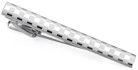 Slipsnål 2 stycken pläd metall slipsklämma män bröllop skjorta slipsnål tillbehör mässing material