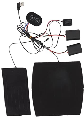 Almohadillas calefactoras eléctricas Masaje por vibración Reemplazo de película calefactora USB Calentador eléctrico para cinturón calefactor Material blando Temperatura ajustable