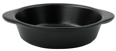 Chasseur Fuente para gratinar Redondo, 22 cm Negro Mate