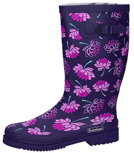 Bockstiegel Damen Gummistiefel Lena Regenstiefel Segelstiefel, Größe:40 EU, Farbe:dunkelblau/multi