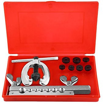 GOTOTOP Bördelgerät Werkzeug Set 9 Stück Bremsleitung Bördeln Rohrbiegezange in Zoll und metrisch Auto Fix Tool Set Bördelwerkzeug