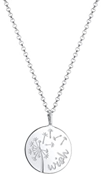Elli Halskette Damen Anhänger Pusteblume Dandelion 925 Silber