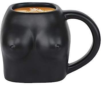 XGOPTS Tasse Brüste Boob Keramik 3D Busen Tasse Große Brüste Lustige Tassen | 400ML Brüste Tasse, Kreativität Kaffeetasse mit Griff, Boob Mug Becher Lustiges Geschenk für Halloween Weihnachten