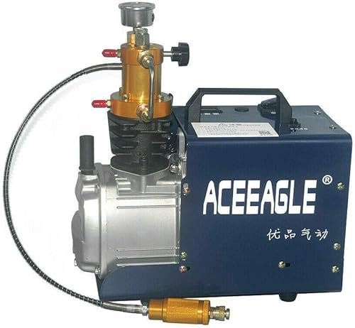 1800W Luftkompressor Hochdruck Kompressor Air Compressor 80 L/min | 300BAR | 4500PSI | PCP | Geeignet für Kleine Behälter bis 1 L einschließlich 0,35L, 0,45L, 0,55L