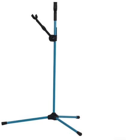 YUANGANG Passen Sie Ihr Bogenschießerlebnis individuell an, höhenverstellbare Balance-Stangenhalterung, Stabiler und zuverlässiger Bogenständer für Recurvebögen (blau)