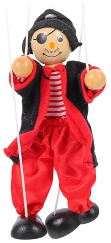 BESTonZON Marionette Bauchrednerpuppen Für Anfänger Piratenspielzeug Erwachsene Puppe Clown-Puppen Erwachsenenpuppe Für Jungs Kind Stoff Den Draht Ziehen