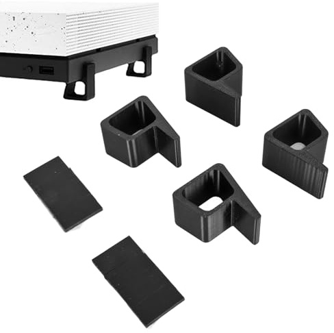 SENECESLI Soporte de Elevación para Consola de Juegos de 4 Piezas para Consolas XboxOne, XboxOne Slim y XboxOne X, Accesorios de Soporte para Patas de Enfriamiento de Máquinas de Juegos