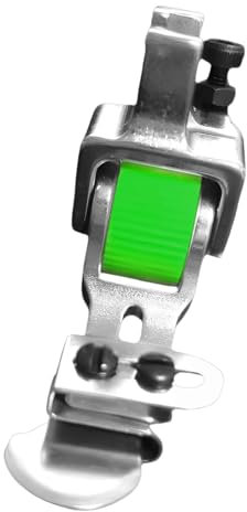 Versatile Adjustable Rolled Hemmer Presser Foot,Roller Presser Rubber Wheel Foot,Adjustable Steel Sewing Foot,Sewing Machine Attachments