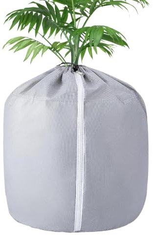 Lisutupode Pflanzen Frostschutzhülle, Pflanzen Winterschutz Abdeckung, Topfpflanzen Frostschutz Abdeckungsbeutel, Pflanzen Winterschutz Abdeckung, Pflanzen Frostschutz Abdeckung Für Den Garten,65x70cm