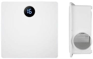 MENGLI-2024 Extractor de Aire Ventilador de Techo de 30 x 30 cm, Extractor de Aire de Alta Potencia for Cocina y baño, Panel de iluminación Ambiental for Montaje en Techo. Ventilador de ventilación