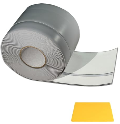 Flexible Skirting Board Vinyl 6M 50x20 mm Self Adhesive Skirting Board PVC Wide Soft skirting Covers Baseboard Wall Trim Molding Trim