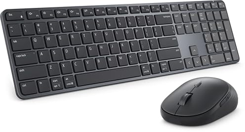 Dell Pro 7 KM726 Tastatur und Maus, Schwarz, deutsch (QWERTZ)