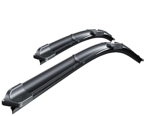 Mossa Escobillas limpiaparabrisas para la luna delantera adecuadas para Nissan Qashqai II (12.2013-2021) - escobillas plana Premium