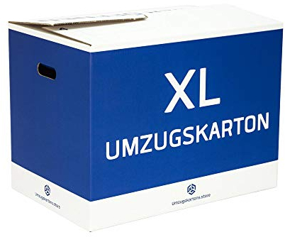 XL Umzugskartons Professionell - 10 Stck. - 96 Liter - Entfaltet sich Automatisch - Selbstschließend - Doppel Wellpappe - Extra fester