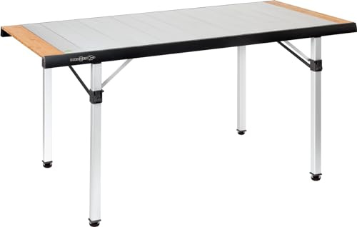 BRUNNER Campingtisch Rolltisch Quadra Tropic 6 Klapptisch Garten Falttisch Alu
