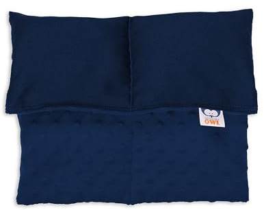 Sensory Owl Cuscino Ponderato Per Ginocchia Cuscino Con Peso Sensoriale Terapeutico In Cotone Sollievo Dallo Stress 30 x 40 cm 4 kg Blu Navy