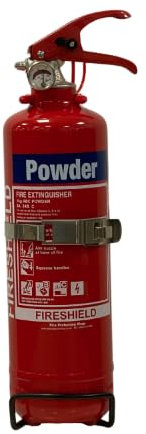 1kg Dry Powder Fire Extinguisher - For The Home, Car & Van - FireShield Economy