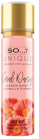 Så ... Unik dam korall tusensköna kroppsdimma doftspray 150 ml