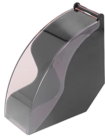 Kaffeefilterhalter, Staubdichter Kaffeefilterpapierbehälter für Cafés (Kunststoff-Staubfilterpapierbox [Schwarz])
