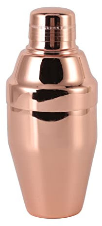 UPQRSG Coctelera, Coctelera de Acero Inoxidable con Colador y Tapa Superior, MEzclador de Margarita Profesional, Mini Coctelera de Martini para Bebidas Mixtas con Recetas(350ml)