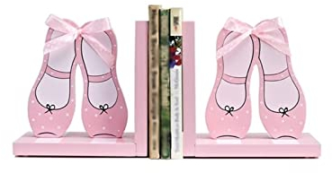 RUTAVM Buchstützen rutschfeste Buchstützen, dekorative Buchstützen, MDF, rosa, strapazierfähig, for Kinderzimmer, Lesebuchstütze bücherstützen