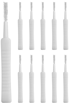 Lot de 10 outils de nettoyage pour pommeau de douche - Multifonctionnel - Brosse de nettoyage pour trou de douche - Brosse de nettoyage fine pour petit trou - Anti-obstruction