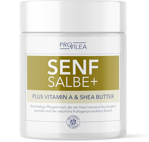 Provilea Senfsalbe | Reichhaltige Pflegecreme mit Vitamin A und Shea Butter | 100ml je Dose 1x