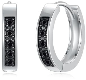 immobird örhängen hoops silver 925 örhängen herrar silverörhängen damer neutrala örhängen diameter 15mm små sömnhoops