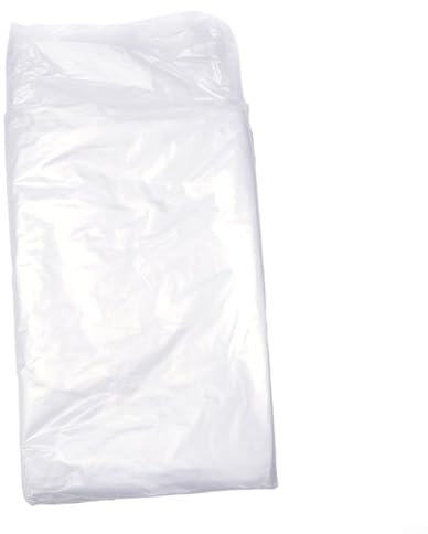 Telo protettivo in plastica trasparente ad arco piccolo, in polietilene trasparente, antipolvere, per serre, giardino, 2 x 1 m a 2 x 25 m (2 m x 15 m)
