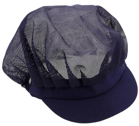 DEARMAMY Unisex Kochmütze Mit Atmungsaktivem Mesh Baumwoll Küchenhut Für Männer Und Frauen Catering Backen Kochen Bäcker Kochen Haarnetz Food Service Kappen