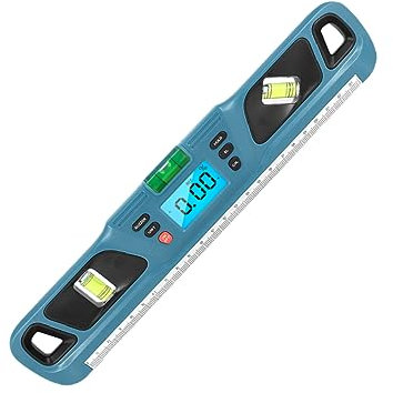 STOBOK Backlit Level Ruler High Precision Bubble Level Portable Horizontal Measuring Instrument for DIY and Home Improvement