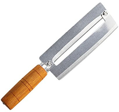 CONGARTENO Pelapatate Multifunzione in Acciaio con in per Sbucciare Ananas e Canna da Utensile Resistente e Facile da Usare