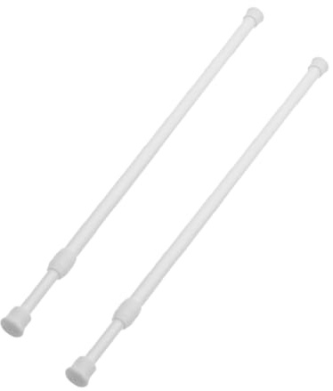 SOLUSTRE 2pezzi Asta Per Bastone Da Doccia Regolabile Asta Estensibile Per Bastone Da Doccia