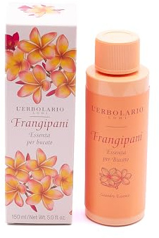 L'Erbolario Frangipani Essenza per Bucato 150 ml - Fragranza fiorita e ambrata per profumare il bucato