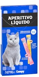 Flüssiger Katzensnack mit Huhn, Leber und Lachs – Cremiger Genuss in 8 Sticks (120 g) – 6er-Pack