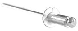 Kit de remaches ciegos de aluminio con brida grande de 20 piezas, surtido de remaches Pop for Metal, conductos, barcos, sujetadores de reparación del hogar(3.2X16mm)