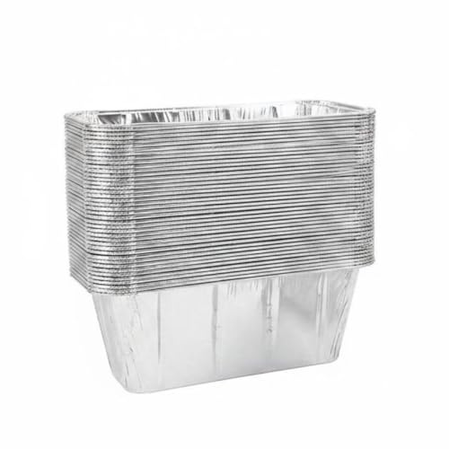 KiBcsLic 30 Pièces Plateau En Feuille D'aluminium Jetable Résistant à la Chaleur Bac Récupérateur de Compatible avec Plancha Article Ménager pour Gril