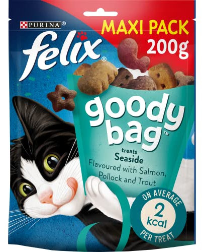 Felix Goody Bag Cat Treats Seaside Mix 200g (Pack of 5)