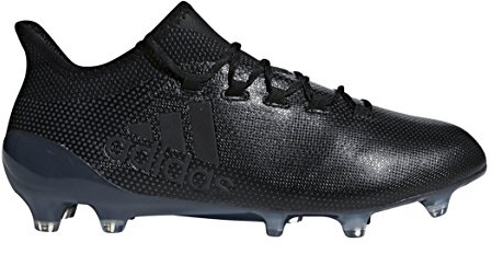 adidas Men's X 17.1 FG Soccer Cleat, 10.5 D(M) US, Core Black/Core Black/Super Cyan