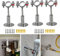 4Pcs Ajustable Tubo Soporte Abrazaderas De Pipa, 304 Acero Inoxidable Abrazadera Del Soporte, Fuerte Y Estable Para Un DiáMetro De 19-22 MM, Ideal Para La FijacióN De TuberíAs, Tubos O Barras, Etc.