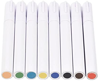 LOVIVER 8 Teiliges Unterglasur Marker Set, Permanent Glasierter Schreib Malstift
