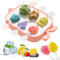 WEVOL Stampi per Ghiaccioli, 6 Fori Formine in Silicone Senza BPA per Bambini e Neonati, Mini con Bastoncino e Coperchio, Riutilizzabili Fai Da Te