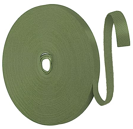 35m Pflanzenbinder Klettband,10 mm Pflanzenklammern Rankhilfe Pflanzenband WiederverschließBar Pflanzenhalter Klettverschluss Plant Clips Wetterfeste Rankhilfe Zimmerpflanzen für Pflanzen(Grasgrün)