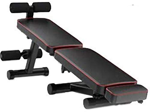 Hantelbank, verstellbare Hantelbank, langlebige All-in-One-Fitnessbank, faltbare Trainingsbank, Mehrzweck-Trainingsbänke mit Neigung/Gefälle, für Ganzkörpertraining, Gewicht bis zu 200 kg,
